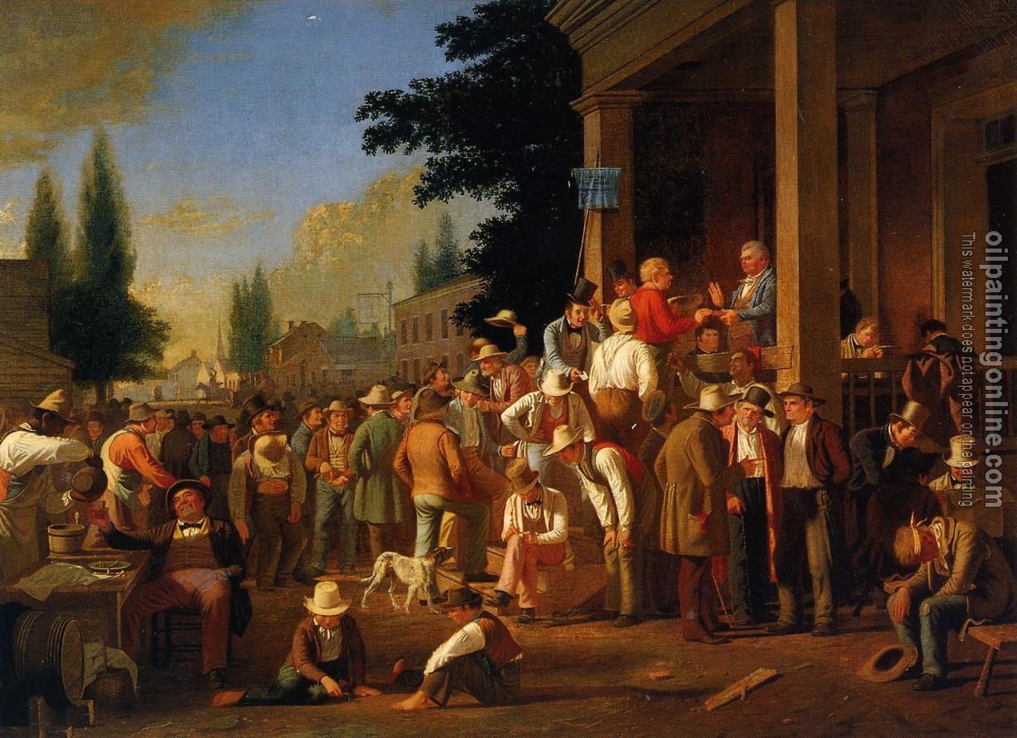 George Caleb Bingham - The County Election